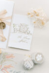 LR Transparent Flower Large Haircomb - Gold, Transparent
