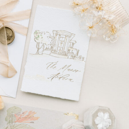 LR Transparent Flower Large Haircomb - Gold, Transparent