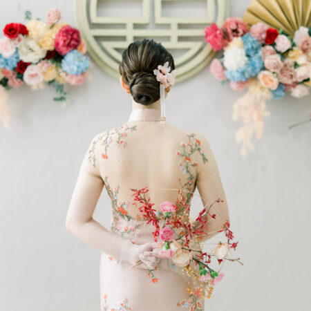 LR Peony Song Haircomb - Rose Gold, Pink