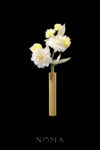SS Blossom Spring Bouquet Hairpin - Silver, Yellow