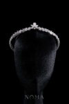 Pear Marquise Arrangement Crown - Rhodium White Gold