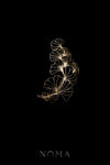 Ginkgo Bouquet Side Hairvine/Brooch - 18k Yellow Gold (Right)