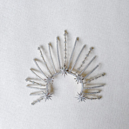 Radiating Meteor Hairvine - White Gold
