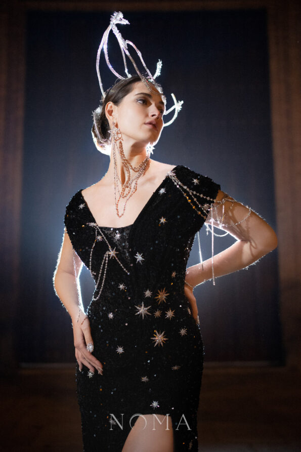 ACC-202300026-Constellation-Star-Chain-Earrings-White-Gold-1