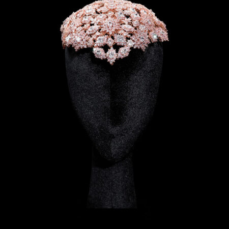 Charming Bejeweled Headpiece - Rose Gold