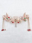 CHN-202300012-Antique-Twin-Phoenix-Pearl-Tree-Set-Gold-Green-3-pcs