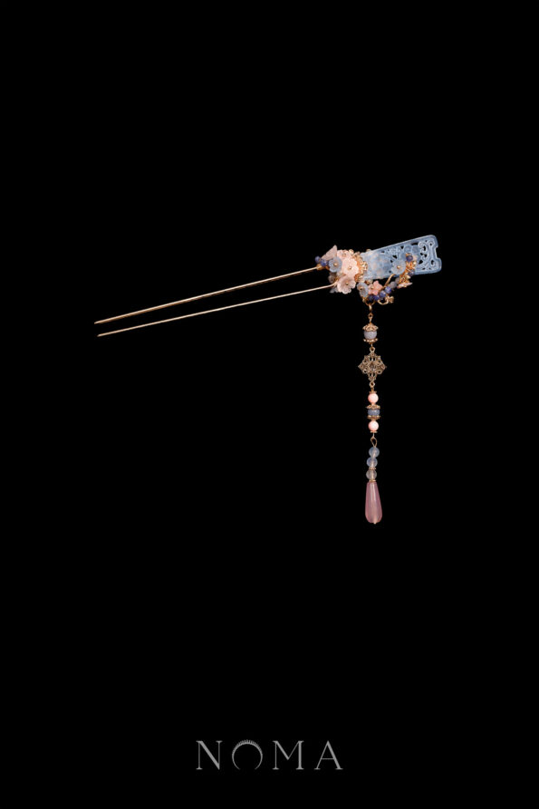 CHN-202300125-Carved-Jade-Petite-Hairpin-Gold-Blue-Jade-1