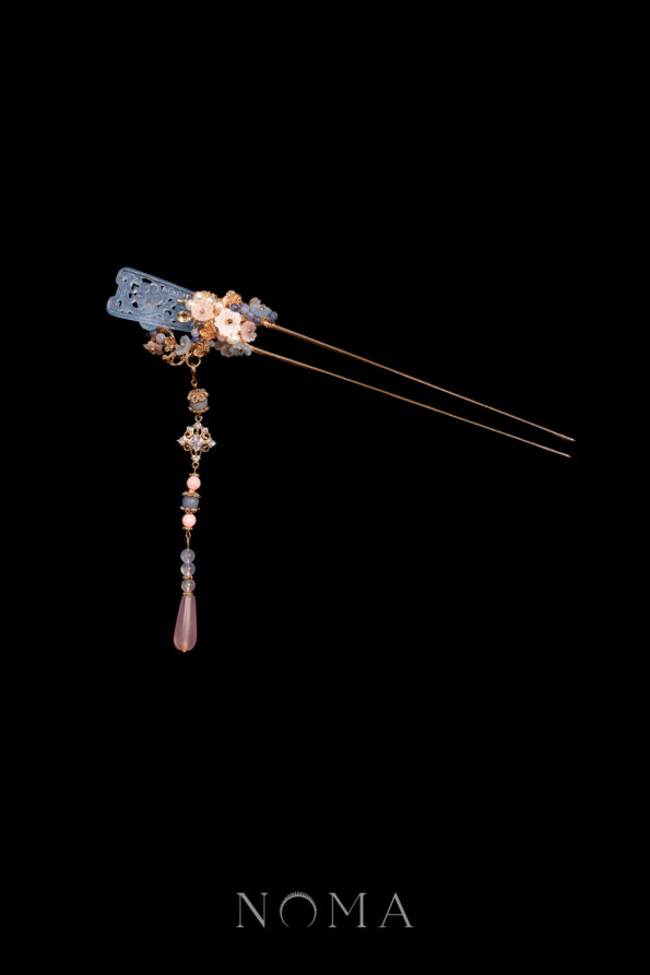 CHN-202300125-Carved-Jade-Petite-Hairpin-Gold-Blue-Jade