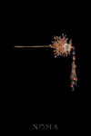 Oriental Soaring Phoenix Hairpin - Gold