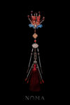 Colorful Phoenix Heritage Brooch - Gold, Red