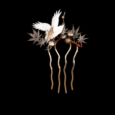 Crane Maple Haircomb - Gold