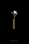 FLR-202300052-HS-Single-Tulip-Hairpin-Gold-White
