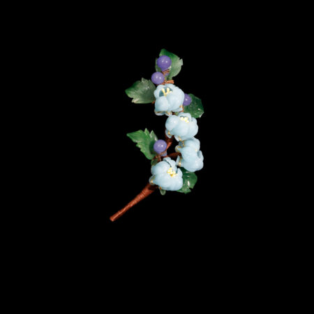 CG Budding Buds Side Hairvine/Brooch - Gold, Blue