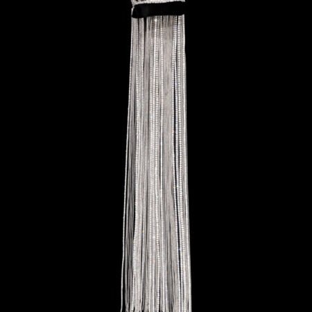 Radiance Princess Cuff and Mix Diamond Chain Set - White Gold (3 pcs)