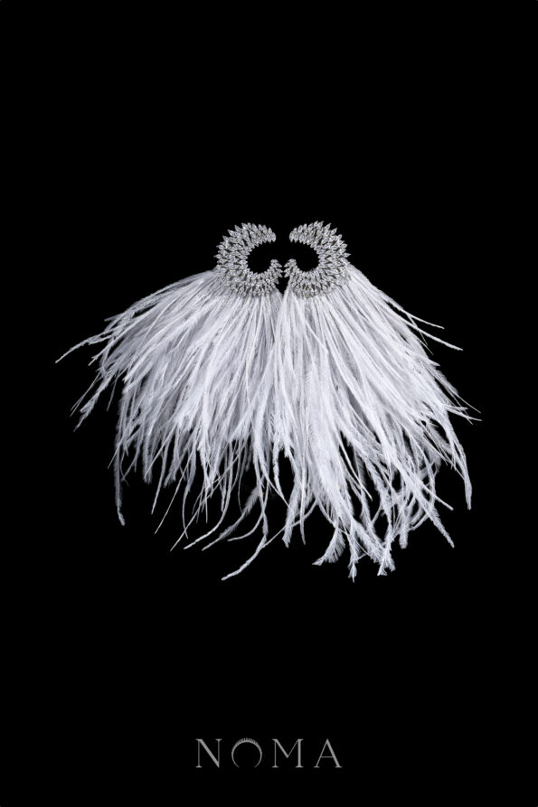 ACC-202200077-Crescent-Feathery-Earrings-White-Gold-Grey