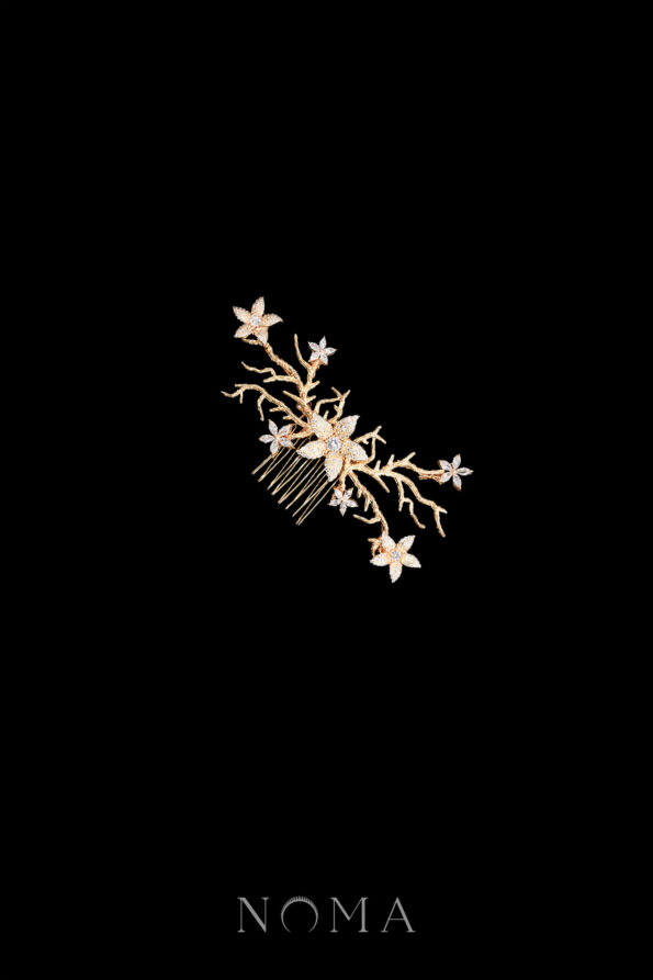 ACC-202400006-Paved-Flower-Simple-Branch-Side-Hairvine-Gold-Right-1