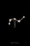 Starry Sky Zig Zag Hairvine - Gold
