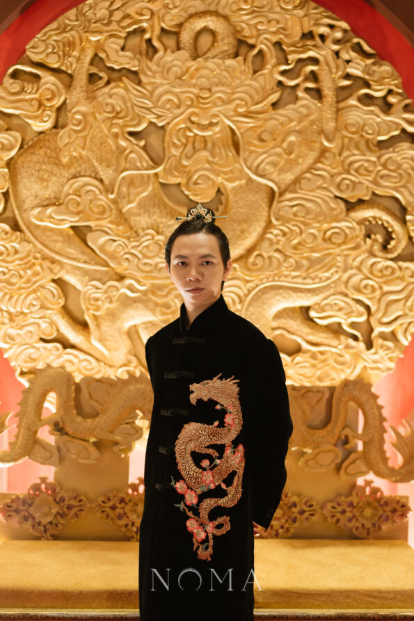 CHN-202000045-Emperor-Dragon-Cuff-Set-Gold-Black-2-pcs-1