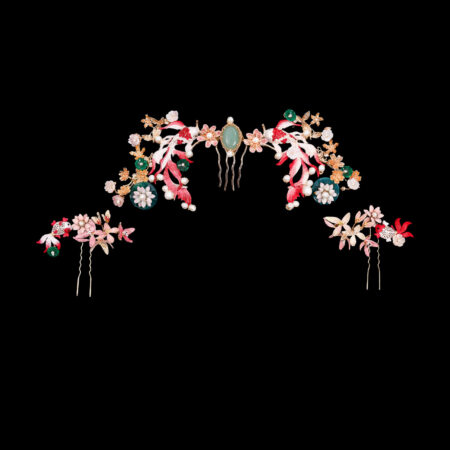 Colorful Koi Lotus Set - Gold (3 pcs)