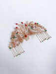 CHN-202200088-Extravagant-Phoenix-Crane-Lotus-Pagoda-Middle-Gold-Red