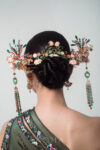 Colorful Phoenix Royal Lotus Blossom Set - Gold (3 pcs)