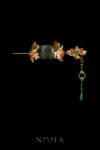 CHN-202300127-Carved-Peacock-Floral-Vinery-Set-Gold-Jade-2-pcs