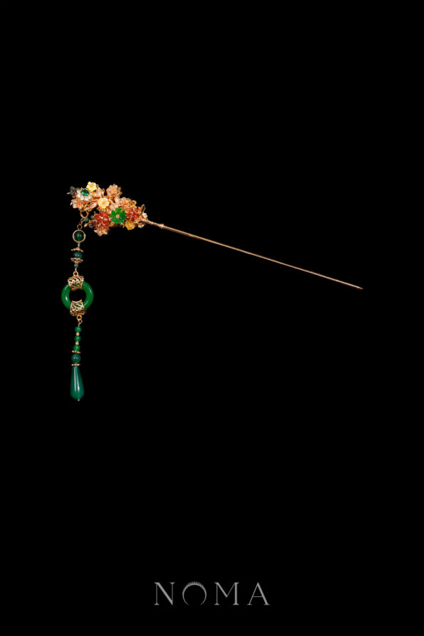 CHN-202300127-Carved-Peacock-Floral-Vinery-Set-Gold-Jade-2-pcs-4