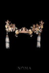 Flying Crane Waterfall Ginkgo Set - Gold (3 pcs)