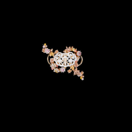 Petite Branch Happiness Garden Cuff - Gold, Pink