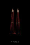 Regent Empress Tassel Set - Gold, Red (2 pcs)