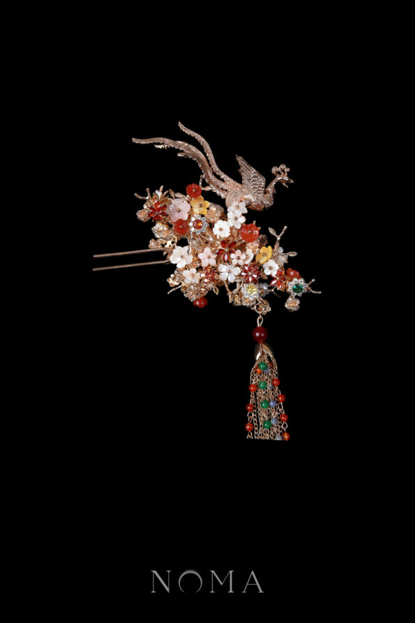CHN-202400001-3D-Phoenix-Floral-Galore-Hairpin-Gold-3