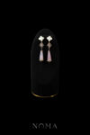Clover Quad Pear Jade Earrings - Gold, Pink Jade