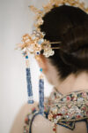 CHN-202400050-Crane-Cloud-Pagoda-Set-Gold-Sapphire-3-pcs