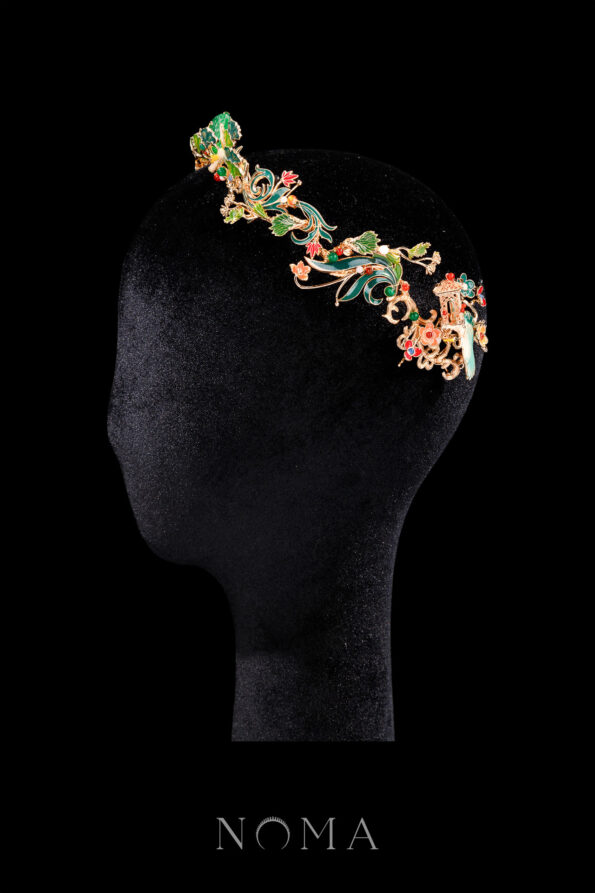 CHN-202400076-Colorful-Jade-Crane-Ornamental-Crown-Gold-Jade-4