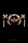 CHN-202400087-Colorful-Summer-Crane-Bird-Pagoda-Full-Set-Gold-Pink-4-pcs