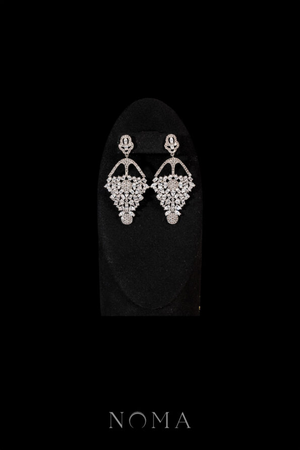 DJW-202400017-Round-Kaleidoscope-Earrings-Rhodium-White-Gold