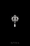 DJW-202400026-Leaf-Baroque-Drop-Pearl-Brooch-Rhodium-White-Gold-White-Pearl