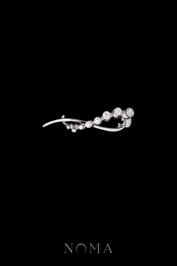 DJW-202400032-Descending-Round-Halo-Hairclip-Rhodium-White-Gold-1