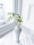 HS Gardenia Hairpin - Gold, Green