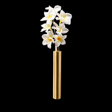 CC Art Frangipani Hairpin - Gold, Yellow