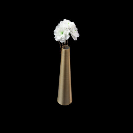 CC Triple Peony Haircomb - Gold, White