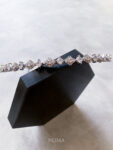 Modern Minimalist Headband - Rhodium White Gold