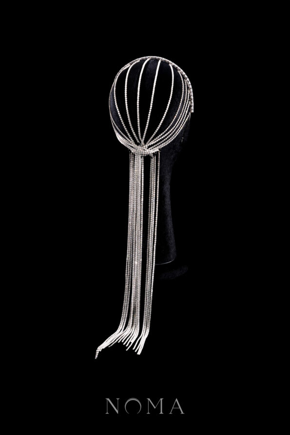 HBC-202300003-Chain-Fringe-Round-6-mm-Headband-Rhodium-White-Gold-1