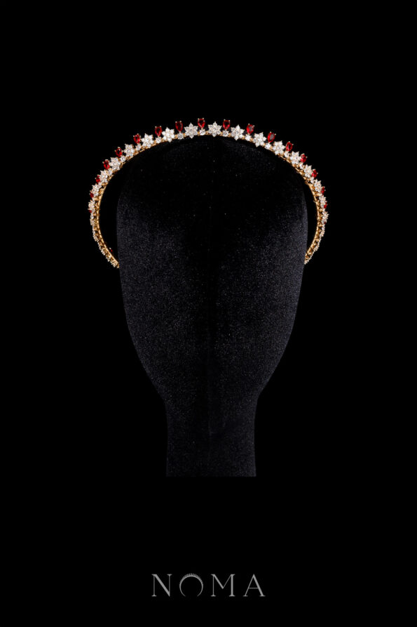 HMC-202400002-Round-Paved-Pear-Crown-18k-Yellow-Gold-Ruby