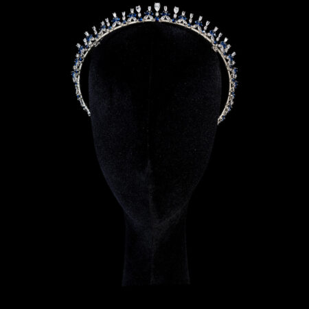 Simplicity Crown - Rhodium White Gold, Sapphire