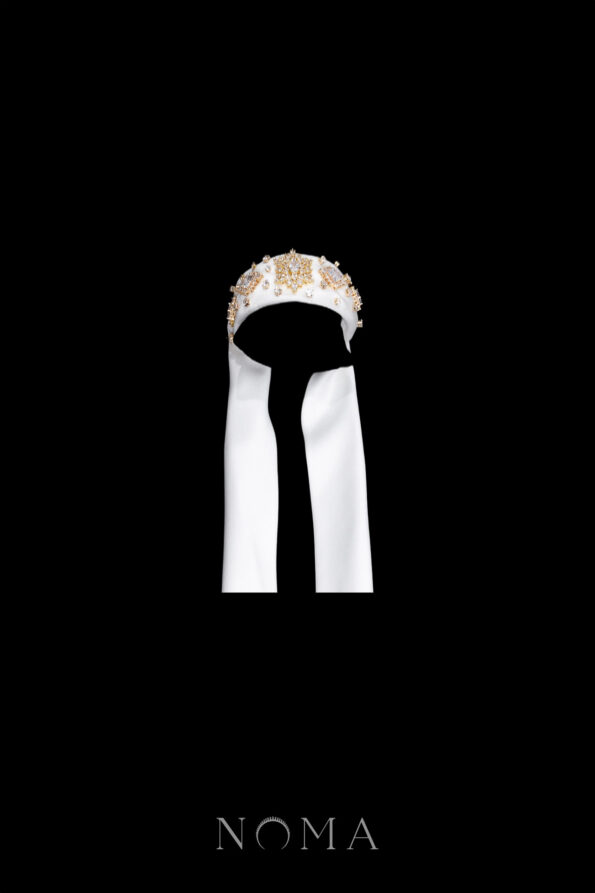 HMV-202400009-Embellished-Personalized-Satin-Cuff-Gold-White-1