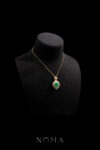 JJW-202400020-Superior-Arrangement-Oval-Jade-Pendant-18k-Yellow-Gold-Jade