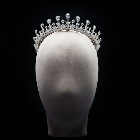 Lady of the Ball Crown - Rhodium White Gold