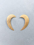 Crescent Earpiece Pair - Gold (1 pair)
