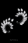 925-202300005-Athens-Leaves-Earpiece-Doff-Silver-Left